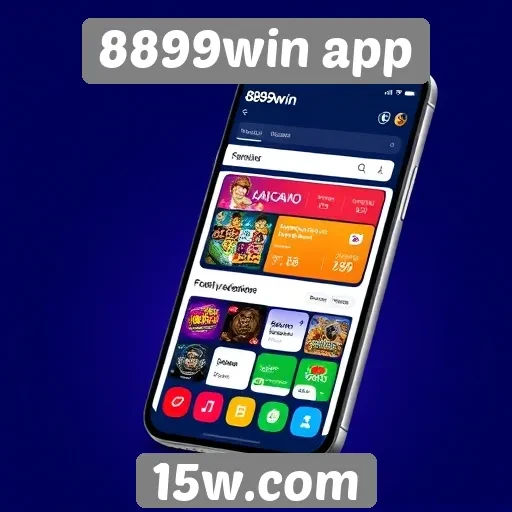 Interface do usuário do 8899win app é otimizada para navegação
